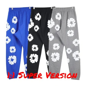1:1 Denim Tears Cotton Wreath Sweatpants