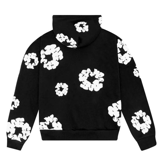 1:1  Denim Tears The Cotton Wreath ‘Black’ Hoodie